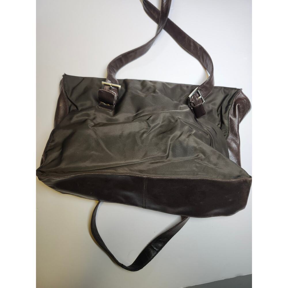 Prada Chocolate Brown Microfiber leather bag - Picture 8 of 9